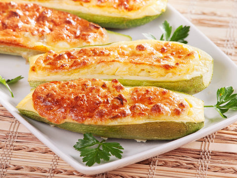 CALABACÍN RELLENO AL MICROONDAS