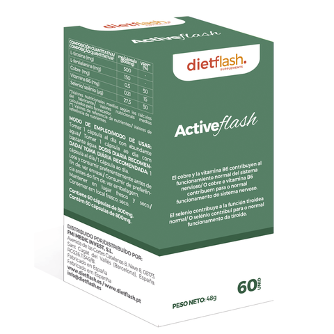 ActiveFlash DietFlash complemento para metabolismo, energía y quema de grasa