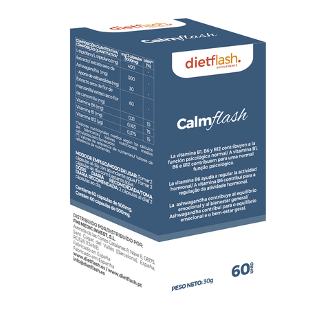 CALMFLASH - Suplemento Natural Antiestrés
