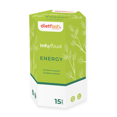 Energy Tea DietFlash – Infusión energizante natural con mate y guaraná