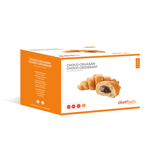 Choco Cruasán DietFlash – Snack proteico bajo en carbohidratos relleno de chocolate