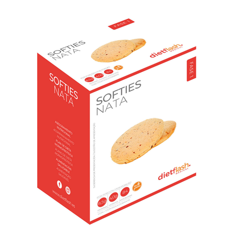 Bizcochito Softies sabor nata DietFlash Fase 1 bajo en hidratos