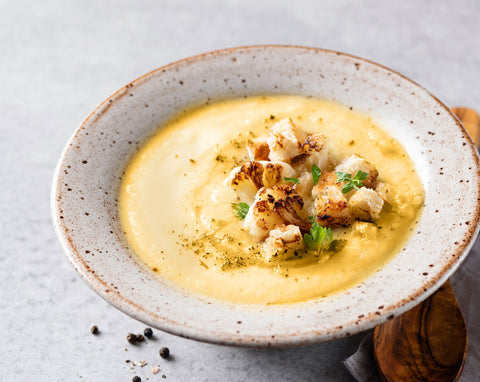 CREMA DE COLIFLOR Y CALABAZA
