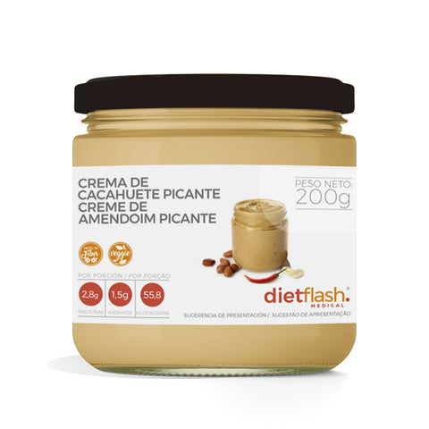CREMA CACAHUETE PICANTE – Sabor, proteína y un toque picante para tu dieta Keto