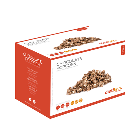 Chocolate Popcorn – Palomitas crujientes recubiertas de chocolate aptas desde Fase 1
