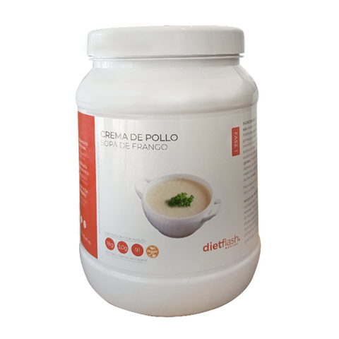 Crema de pollo DietFlash formato ahorro – baja en carbohidratos y apta Fase 1
