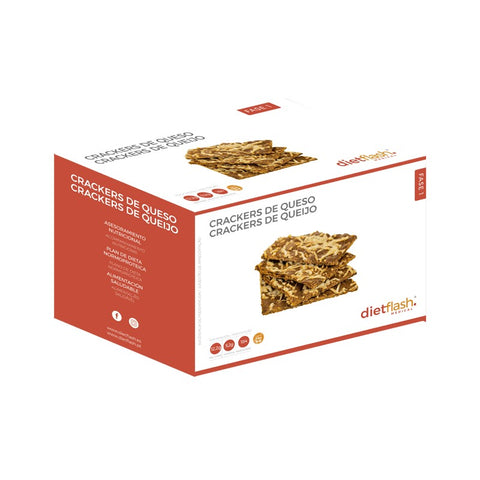 Dietflash Crackers de Queso | snack para cuidarte de forma natural