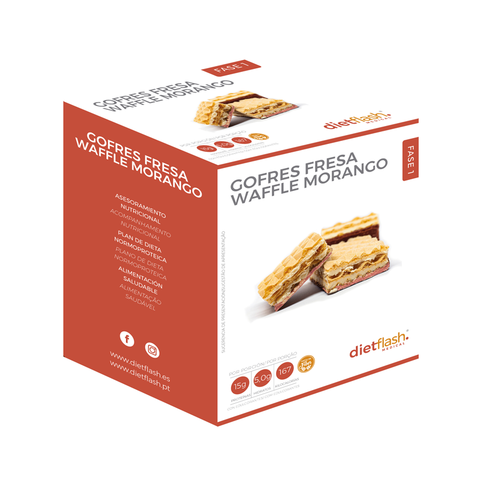 GOFRE DE FRESA – Capricho crujiente con sabor a fresa que sí entra en tu plan