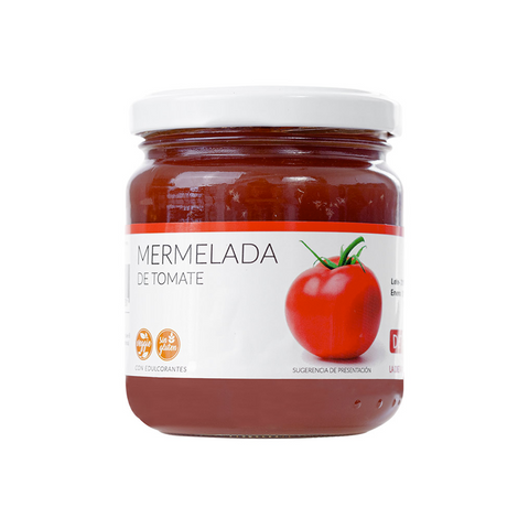 Mermelada de tomate DietFlash, sin azúcar. Apta desde Fase 1, ideal para dieta keto o normoproteica, baja en calorías y carbohidratos
