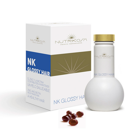 NK Glossy Hair DietFlash – Nutricosmético queratina para fortalecer cabello y prevenir caída

