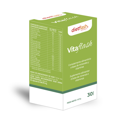Complemento vitamínico Vitaflash DietFlash – vitaminas y minerales para el equilibrio diario
