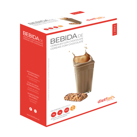 Bebida Cereales Con Chocolate · Dietflash Medical