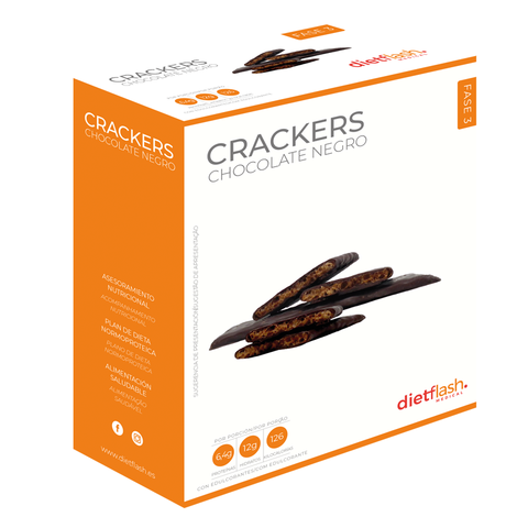 Crackers de chocolate negro DietFlash aptos desde la Fase 3