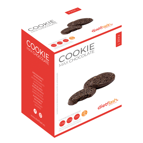 Galletas Cookie Max de chocolate DietFlash Fase 1
