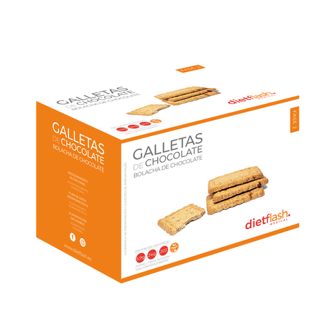 Galletas de chocolate DietFlash formato ahorro Fase 2
