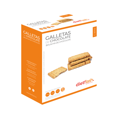 Galletas proteicas chocolate Cookie Max DietFlash snack Fase 2
