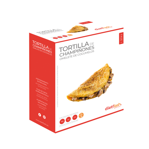 Tortilla De Champiñones · Dietflash Medical